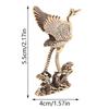 Figurine Macara din alama Miniaturi Ornamente de birou Decoratiuni camera de zi Artizanat Accesorii Statuie animal mic