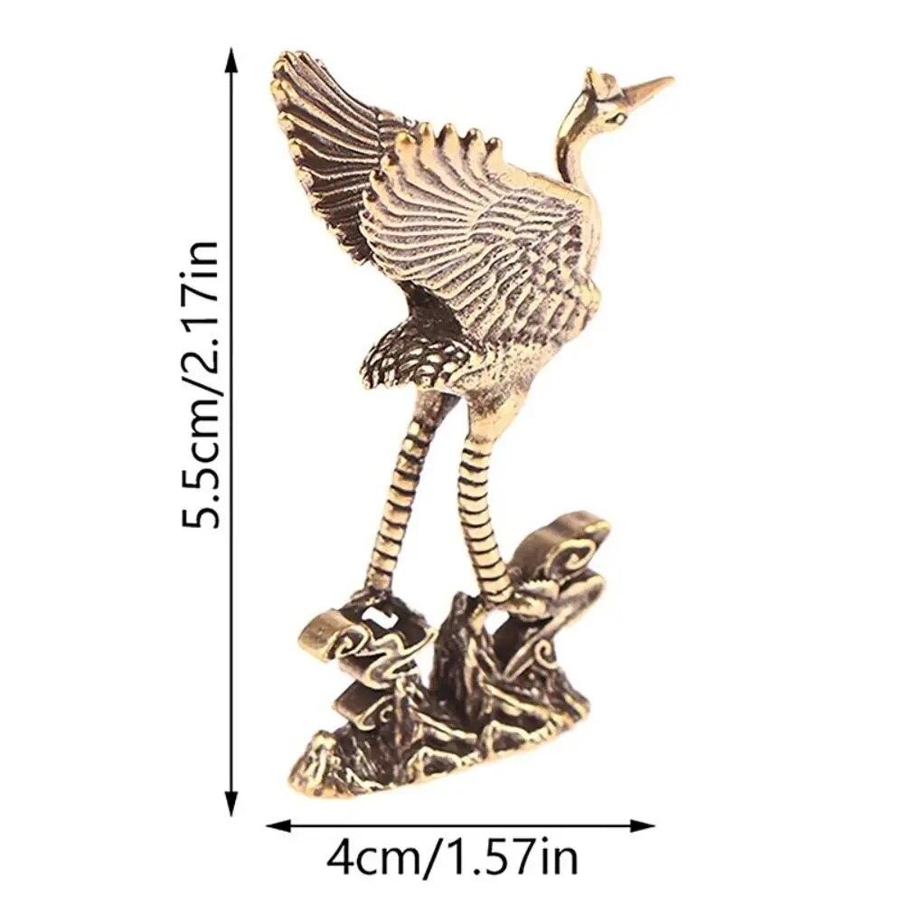 Figurine Macara din alama Miniaturi Ornamente de birou Decoratiuni camera de zi Artizanat Accesorii Statuie animal mic