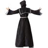 Halloween Costume Male Adult Dark Wizard Masquerade Ball Horror Grim Reaper cos Undead Skeleton Play Dress