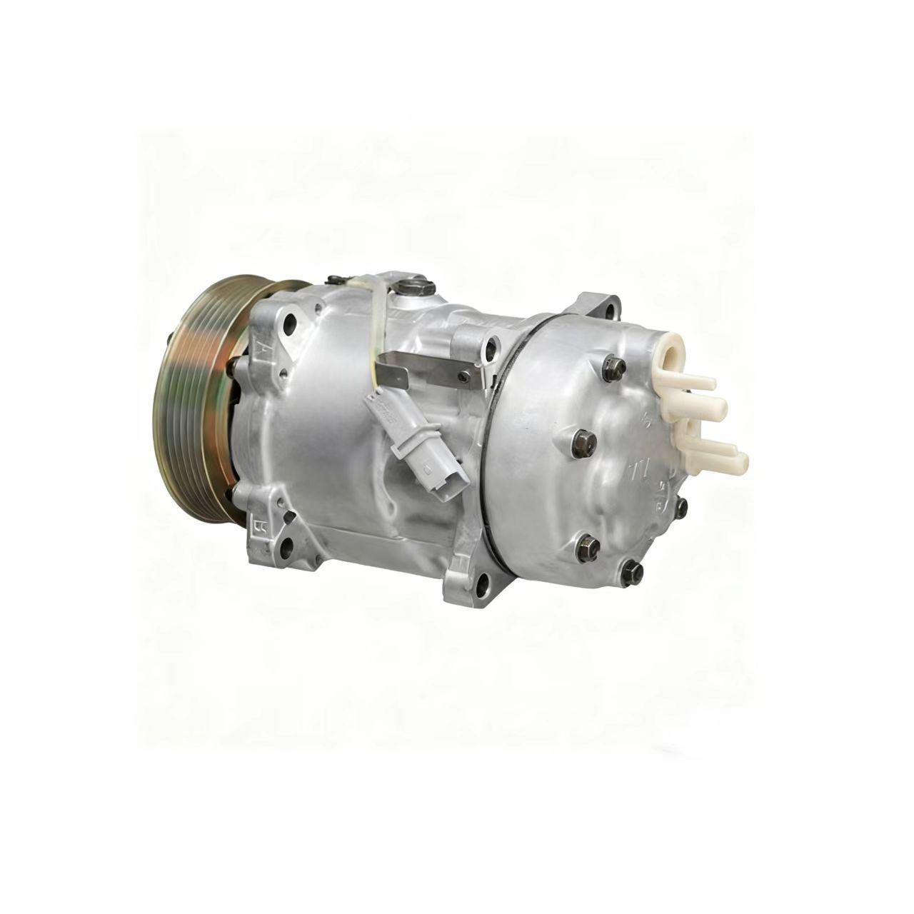 7V16 Compressor Compatible with Citroen Models 6453FE, 6453TJ, 6453GA, 6453TK Large with T