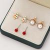 European & American Christmas Jewelry Gift Box: Customizable Stud Earrings Set for Women