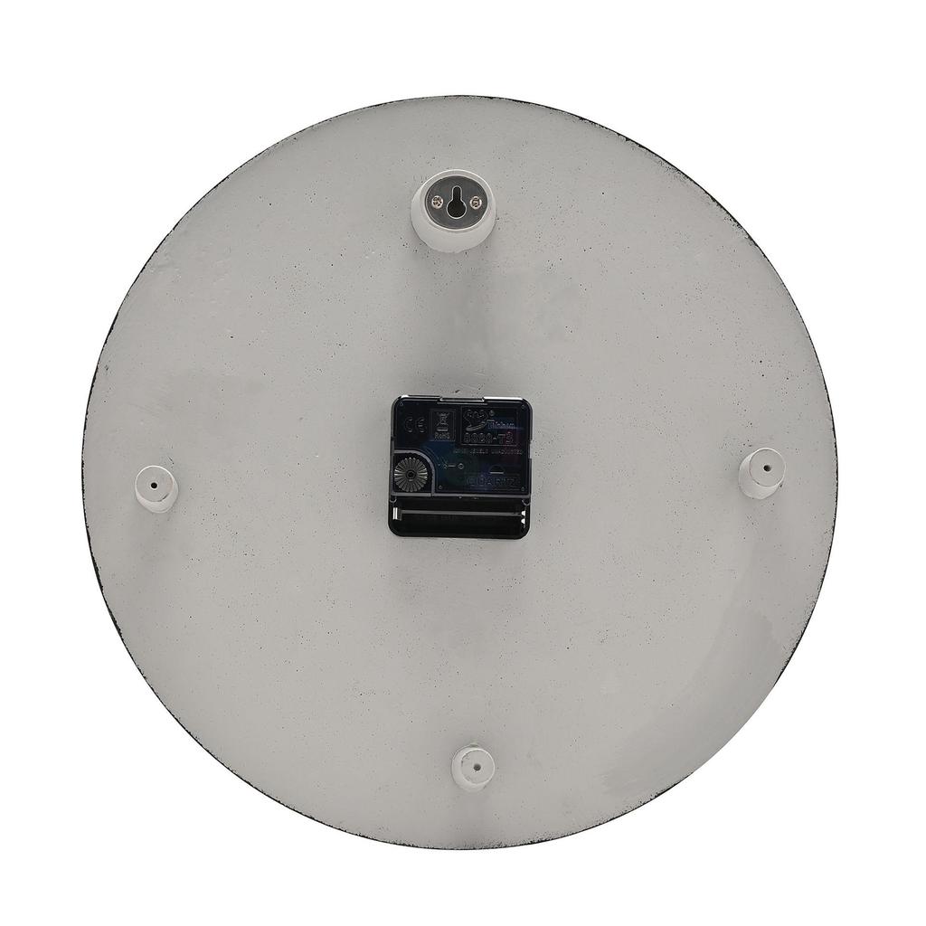 Interval Resin Wall Clock 30cm - Black & Gold