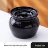 Ceramic Double Boiler Stew and Egg Custard Pot with Lid