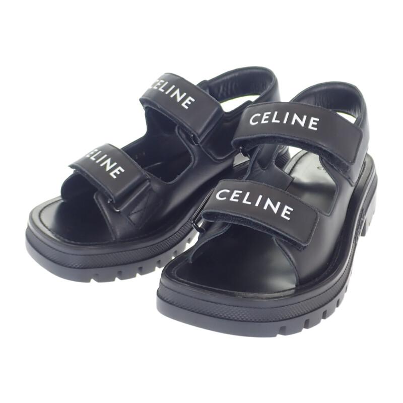 CELINE  345663338C.38NO Sandals Black Women