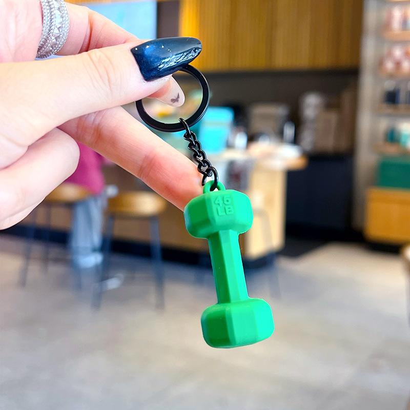 Portachiavi Manubrio Portachiavi Manubrio in Silicone Regali per Palestra Per Amanti della Palestra Regalo per Personal Trainer Ciondolo per Zaino Chiave Auto