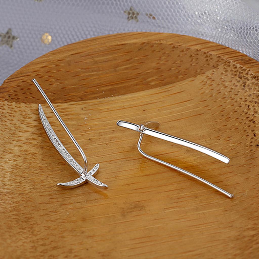 1 Pair Climbers Stud Earrings for Cross Sword Stud Earrings All-match for Women