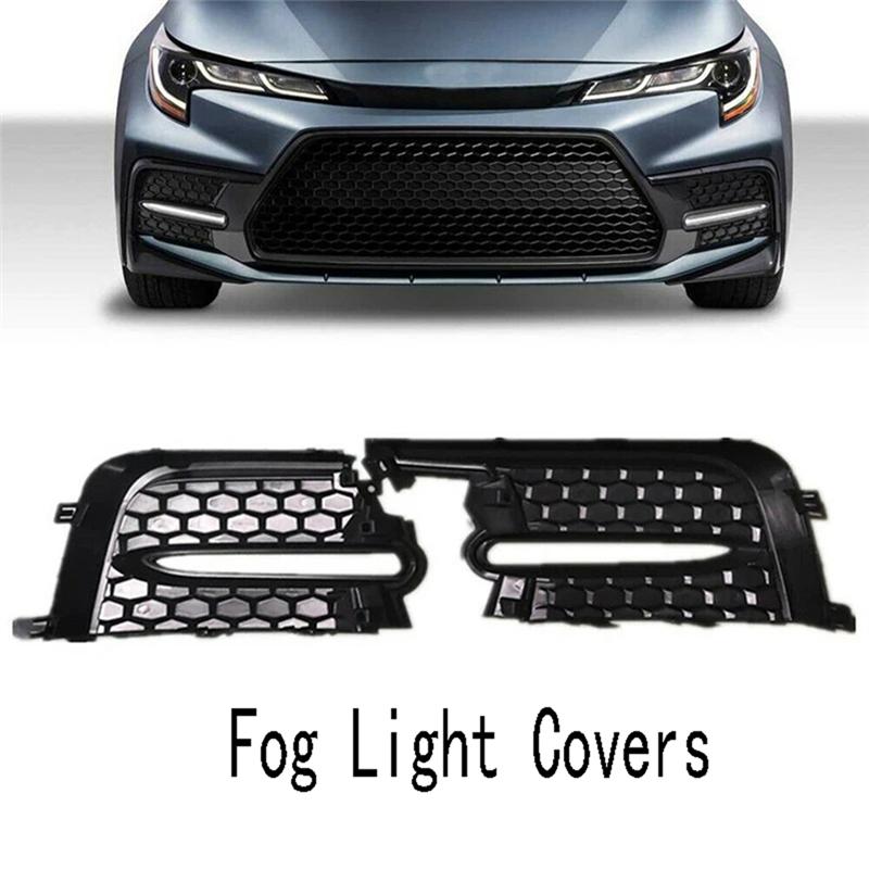 För Toyota Corolla Sedan SE XSE 4-dörr Främre dimljuslock Ram Dimljusgaller Ersättning