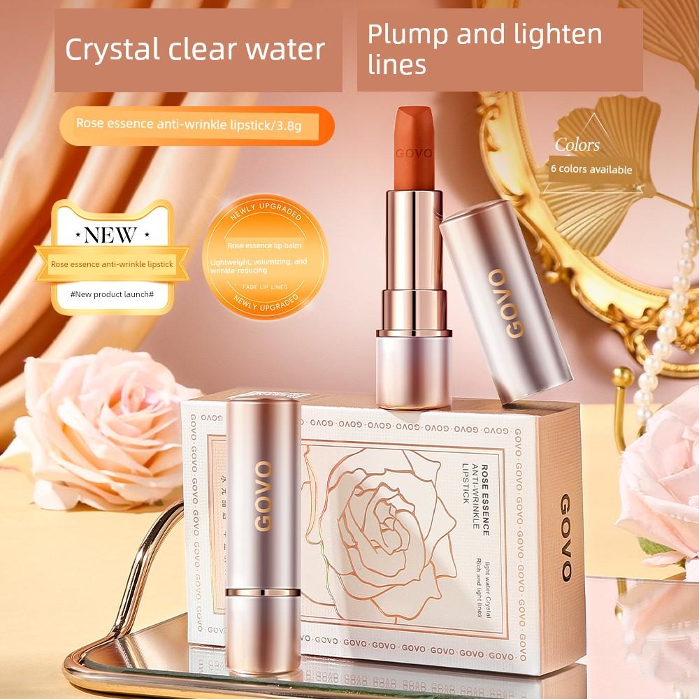 Rose Essence Lipstick That Doesn'T Fade Easily, Doesn'T Stick to the Cup, Reduces Lip Lines, Moisturizes, Celebrity-Approved, Official Authentic