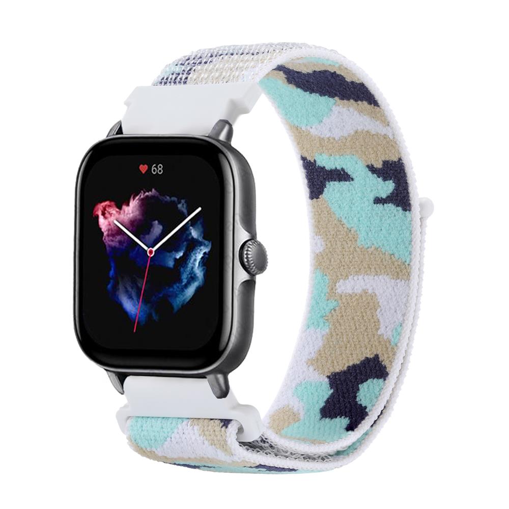 Strap For Amazfit GTS/2/2e/3/GTS2 Mini/GTR 42mm/47mm/GTR2/3/Pro strato 20/22mm nylon Camouflage Bracelet Amazfit bip strap