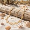 Metal Conch Splicing Waist Chain for Women Fashion Bohemia Spiral Conch Belly Chain Ladies Beach Bikini Body Jewelry Accessories