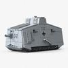 WW1 Military World War I Army Building Block Set Set A7V Heavy Tank Block Bricks City Series Building Construction Toy For Children