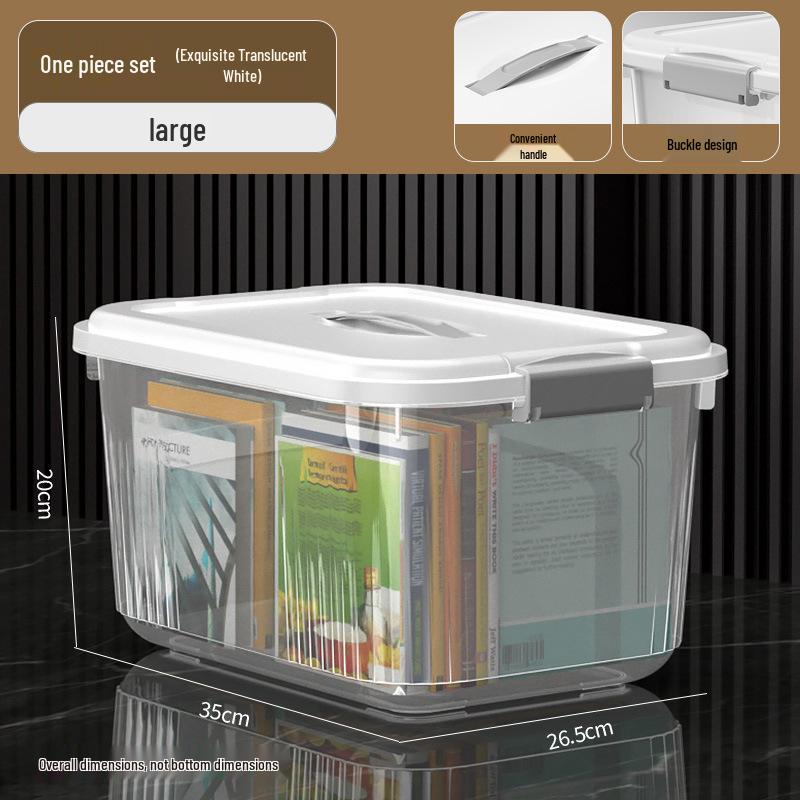 Waterproof White Transparent Plastic Toy Organizer Box