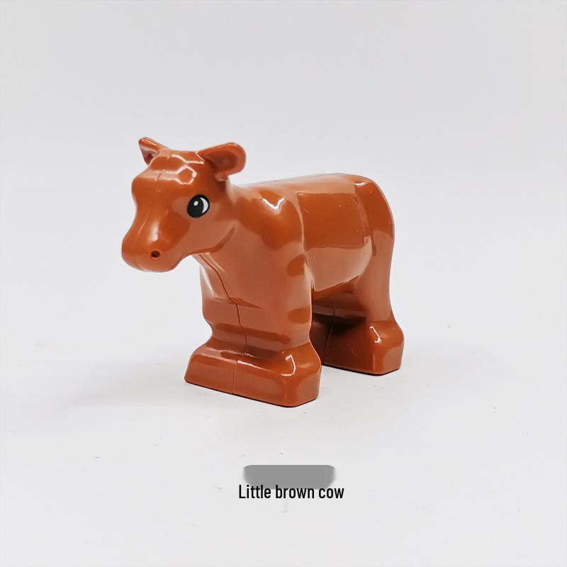 Gegele Lego-Compatible Building Blocks: Large Particles & Small Animal Accessories - Ocean, Zoo, Dinosaur Educational Toys