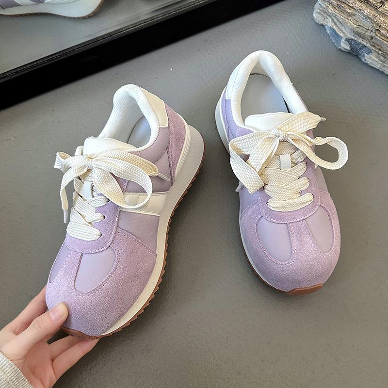 High-end Soft-soled Forrest Gump Shoes for Women's Spring 2025 New Casual and Lightweight Versatile Flat-bottomed German Training Sports Shoes