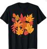 Funny Leaf Blower Fall Costume Couple Halloween Matching T-Shirt
