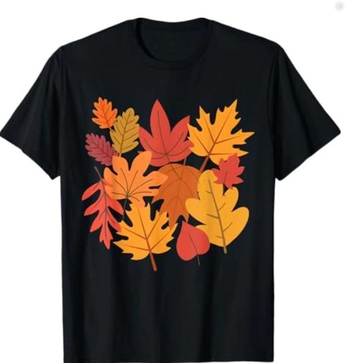 

Funny Leaf Blower Fall Costume Couple Halloween Matching T-Shirt S