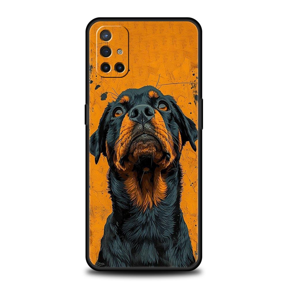 

Rottweiler Dog Phone Case For OnePlus 15 13 12 11 10 Pro 13T 13R 12R 9 8T 8 7 7T 9R Nord 2T CE 2 3 4 5G Soft Cover Oneplus Nord 3