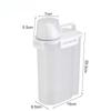 Airtight Laundry Detergent Dispenser Powder Storage Box Clear Washing Powder Liquid Container with Lids Jar