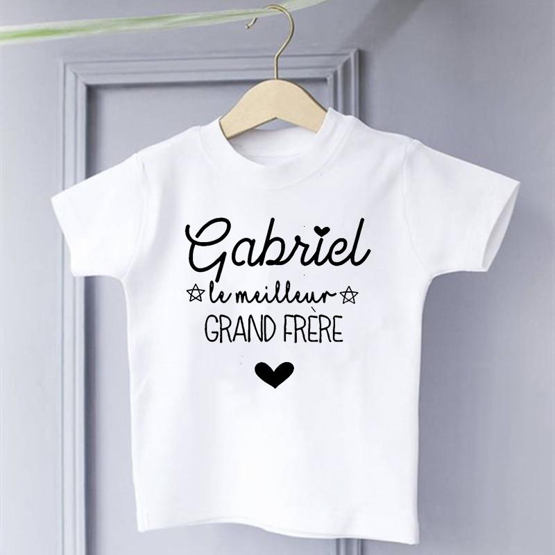 Vou Ser um Super Irmão Mais Velho Camiseta Infantil Crianças Bebês Camiseta Tops Anúncio do Bebê Camiseta Infantil Roupas de Verão