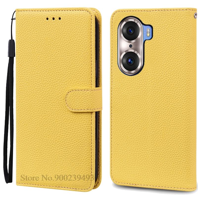 For Honor 60 Pro Case Honor 60 Case Silicone Soft Leather Flip Case For Honor 60 Pro Wallet Cover Phone Fundas Coque