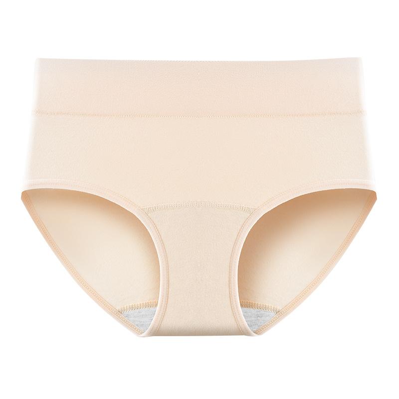 

Женские трусы, хлопковое нижнее белье, антибактериальные дышащие трусики с высокой талией XXL