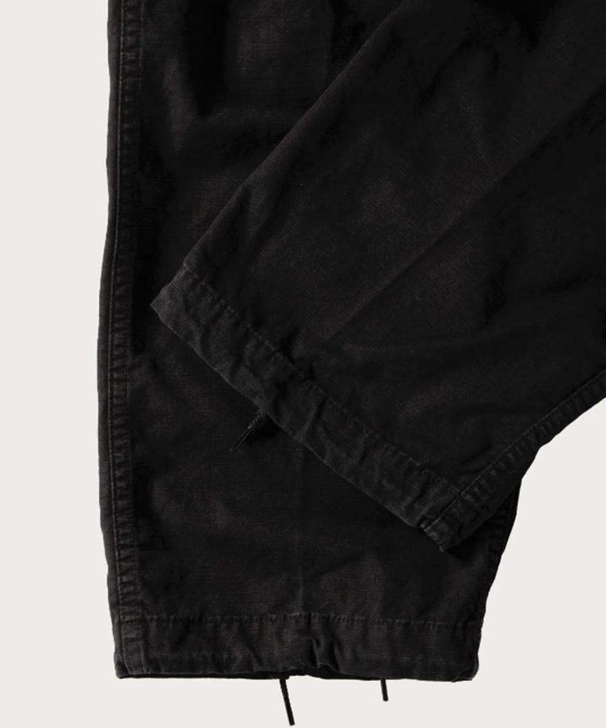 Oeoseullou Vintage Fit 6 Pockets Cargo Pants - Black Stone