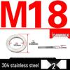 Double-Stacked Interlocking Toothed Anti-Slip Lock Washer 304 Stainless Steel DIN25201