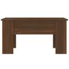 Coffee Table Brown Oak Effect 79x49x41 Cm Engineered Wood