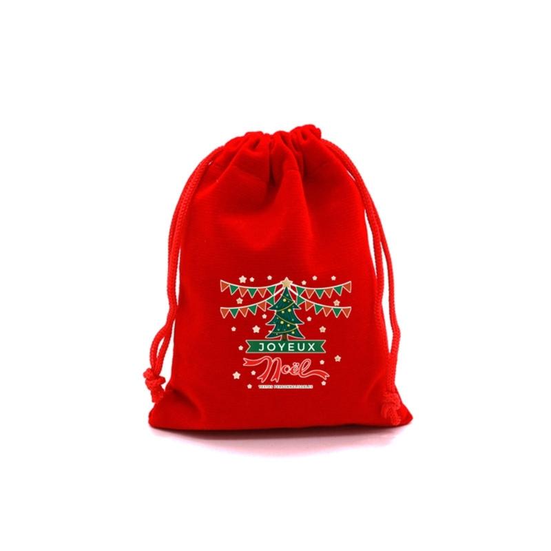 10Pcs Practical Drawstring Storage Pouches Jewelry Packaging Case for Holiday