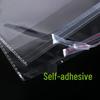 Transparent Self-Sealing Plastic Bags for Clothing and Shirts