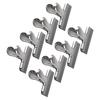 For Kitchen Home Office Clips Paper Clamps Quick Clamping Stainless Steel
