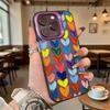 Colorful Heart Shaped Paint Swatches Hard Phone Case for Xiaomi Redmi Note 15 14 13 12 11 Pro Plus Shockproof Protective Cover