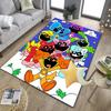 Happy smiling Cartoon Characters Office Rug Chair Mat, Game Carpet, Suitable for Front Door, Bedroom, Living Room, Desk, Holiday Gift