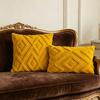 Rhombus Pattern Solid Color Pillowcase, Washable Throw Pillow Cover, Rectangle Square Cushion Cover for Home Living Room Bedroom Sofa Bed
