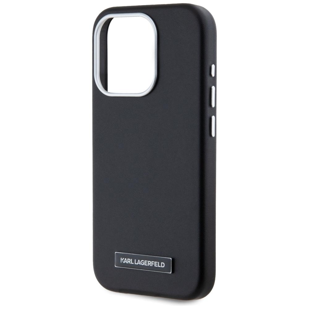 Etui Karl Lagerfeld  Fw Metal Plate      Magsafe Do Iphone 15 Pro Max Czarny