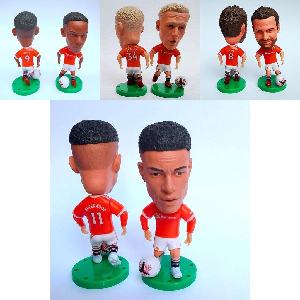 Soccer Player Mini Figures Sports Model Dolls For Home Decoration