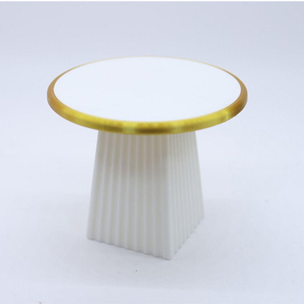 Plastikowe 1/12 Domki dla lalek Stoły jadalne Mini Krzesła do stołu jadalnego Model Akcesoria dla lalek Zabawki