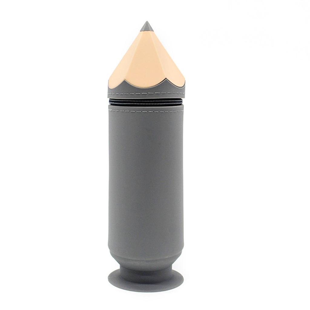Pouzdro na tužky Silikonový držák tužky ve tvaru pera Praktický design přísavky držák štětců na make-up pro domácnost