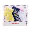 MIKI HOUSE Low-Cut Socks Pack, 3-Pair Set, Sneaker Socks, for Boys and Girls, Baby, Kids, Kindergarten, School, Sizes 17-19cm, Yellow, 14-9659-147