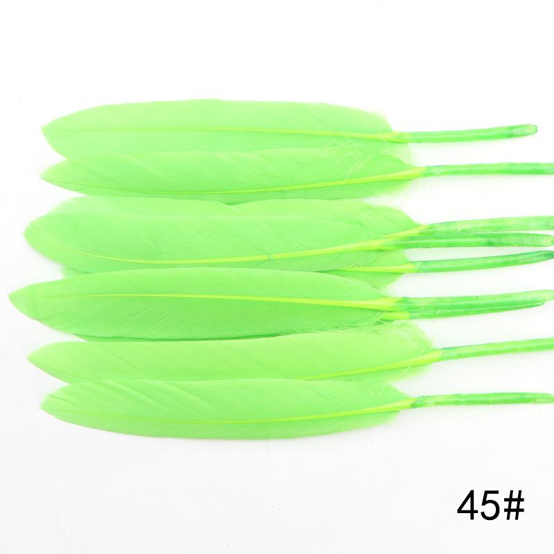 20Pcs Goose And Duck Feather Small Straight Knife 12Cm High Quality Color Diy Jewelry Material Accessories Real Hair