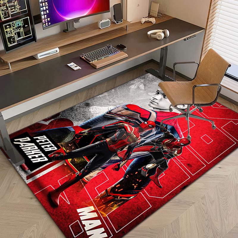 1 Stück Spider-Man Teppich - Heimdekoration Teppich für Wohnzimmer Schlafzimmer Bodenbelag Computertisch Bereichsteppich