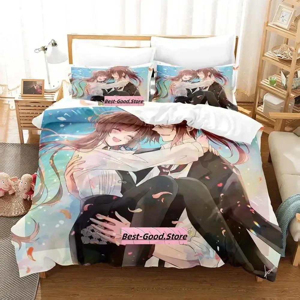 Kawaii Ichika Hoshino Sängkläder Set Enkelt Twin Full Queen King Size Sängset Vuxen Barn Sovrum Påslakan Set Tryck Anime Tjejer