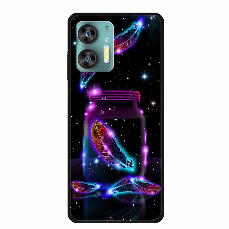 Pro Oukitel C36 C35 Pouzdro Luxusní TPU Měkké Silikonové Pouzdra na Telefon Zadní Kryt pro Oukitel C35 OukitelC36 Nárazuvzdorné Květiny Fundas