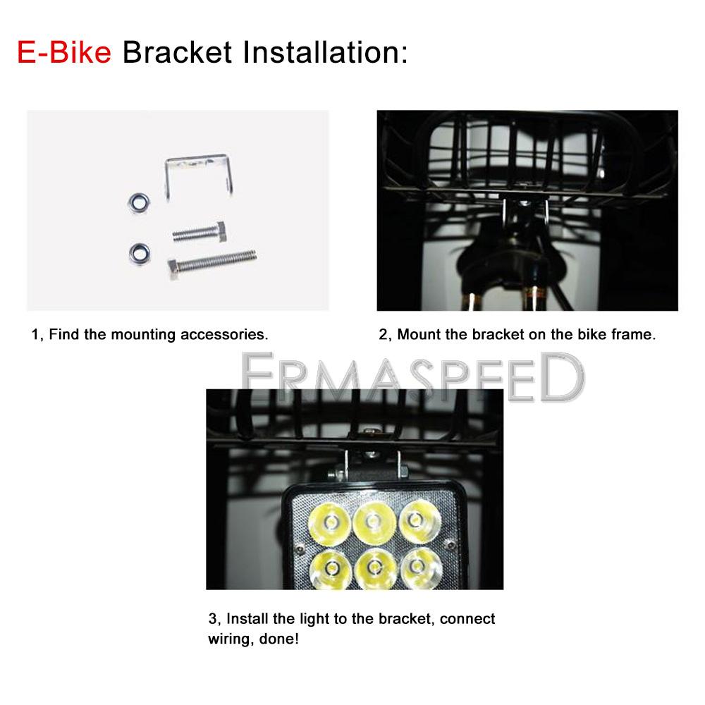 Aluminum Motorcycle Headlight Fog Light Universal Round LED Work Spot Light for Motorcycle Motorbike Scooters Car