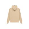 Fear of God Essentials SS23 Waffle Raglan Hoodie with Logo Print Men Hoodie Sand White FOG-SS23-035
