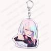 Portachiavi Anime Cyberpunk per Donne Accessori Borsa Edgerunners Rebecca Lucy Gloria Faraday Portachiavi Gioielli Fan Amici Regali