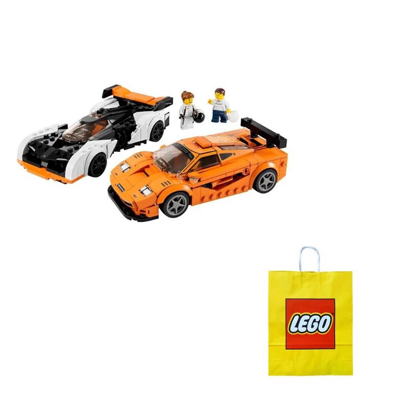 LEGO 245pcs 76919 McLaren Solus GT & McLaren F1 LM Building Blocks 76918