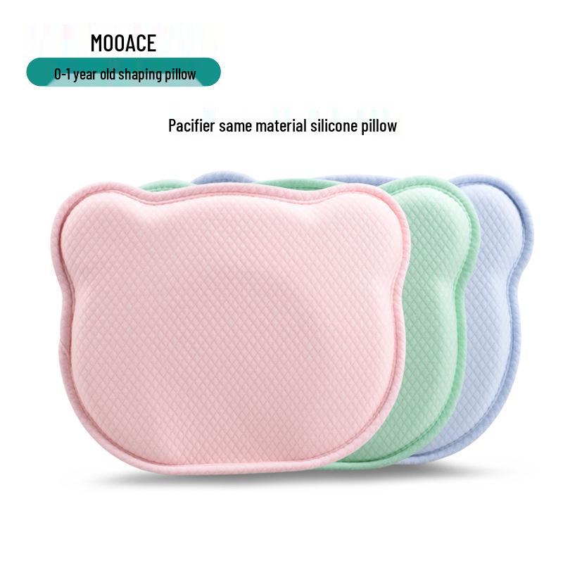 Adjustable Infant Memory Foam Pillow for Newborns: Breathable, Washable, Head-Shaping Support
