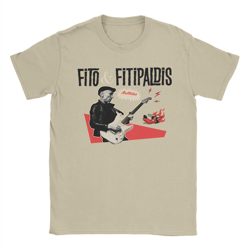 20026 Fitos Fitipaldis Band Unisex Women T Shirts Humorous Tee Shirt Short Sleeve Crewneck Tshirt Gift Idea Clothes