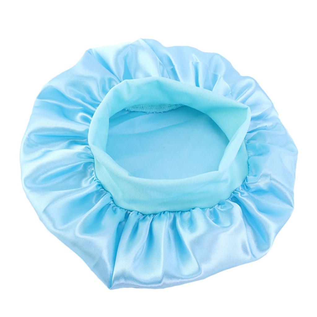 Children's candy-colored elastic headband round hat, nightcap, comfortable and breathable baby hair care hat, shower cap K-21